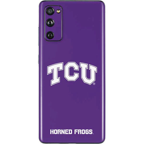 Texas Christian University TCU Horned Frogs Galaxy S20 Fan Edition Skin